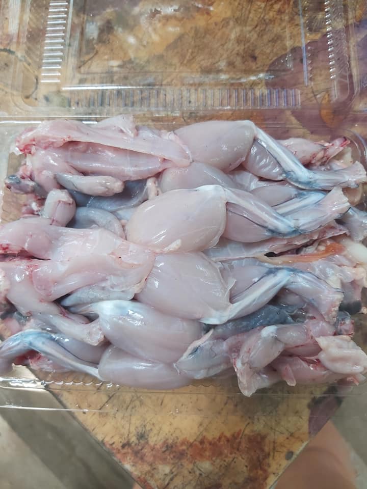 ếch thịt sơ chế